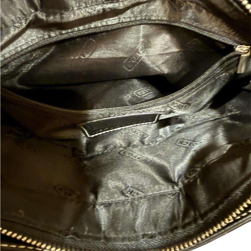 Coach Hampton Signature Carryall Black Horsebit F04U-2187 - Picture 10 of 15